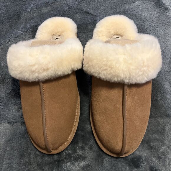 SIZE 7 UGG Women's Scuffette II Slippers in Chestnut Model 1106872 - Picture 5 of 10